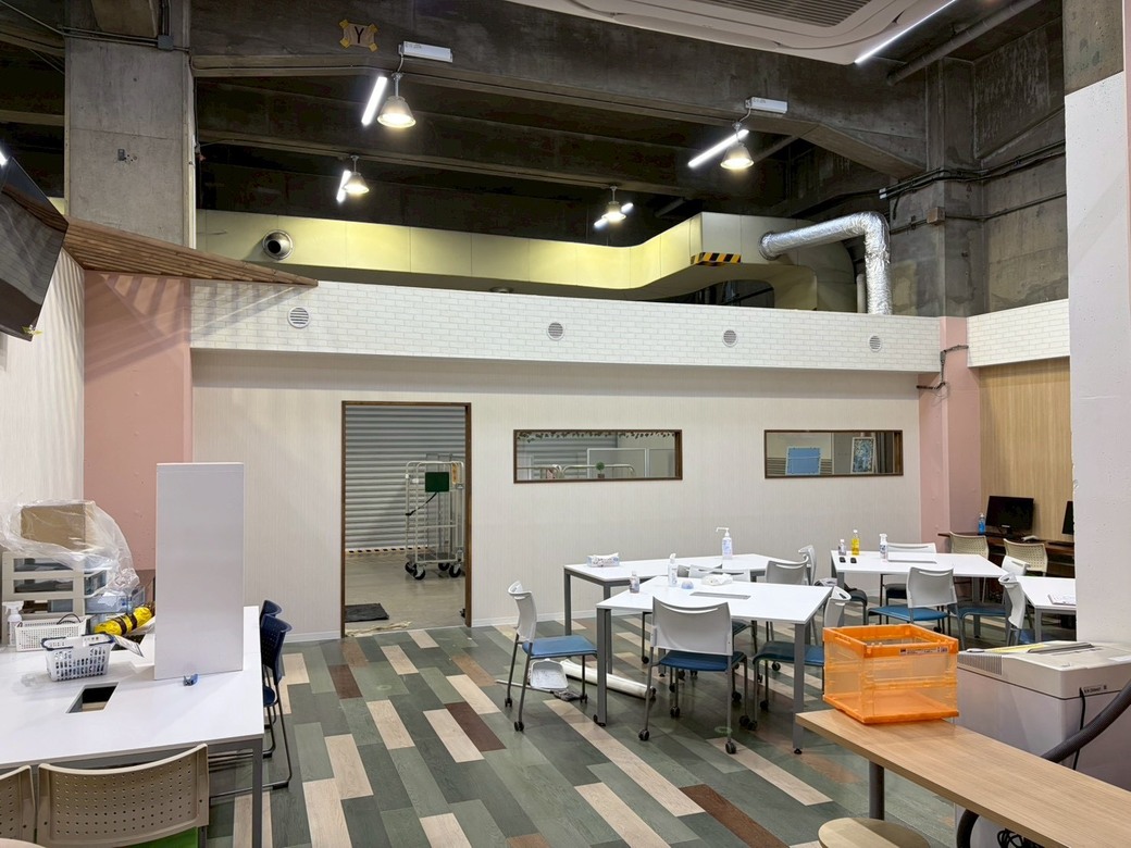 バックヤード間仕切壁内装工事内装工事画像